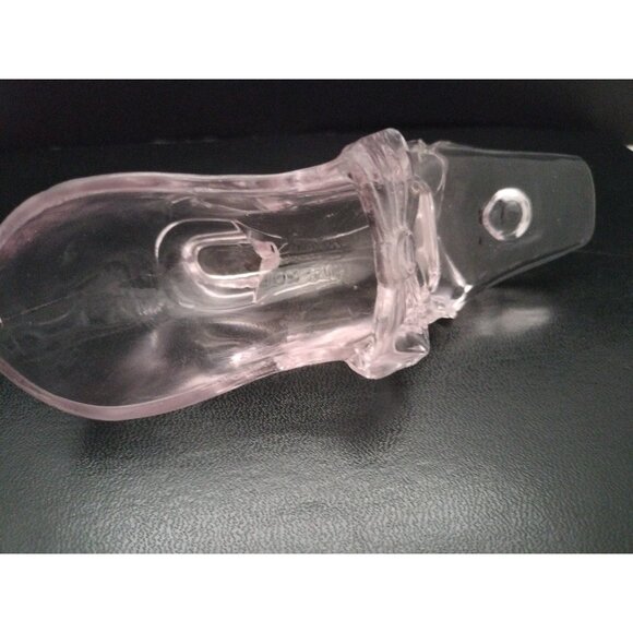 Light Pink Bow Glass Slipper 1876 Centennial Exposition Gillinder Sons 5"1/2 - Picture 11 of 14